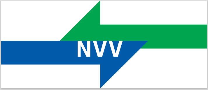 LOGO Volkshochschule Kassel. Schriftzug und bunte Grafik