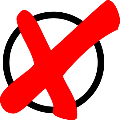 Wahlen Ankreuzen -eine Grafik für die Wahl symbolisiert Stimmabgabe