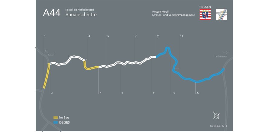 Grafik zu A44 Ausbau -ein Abschnitt